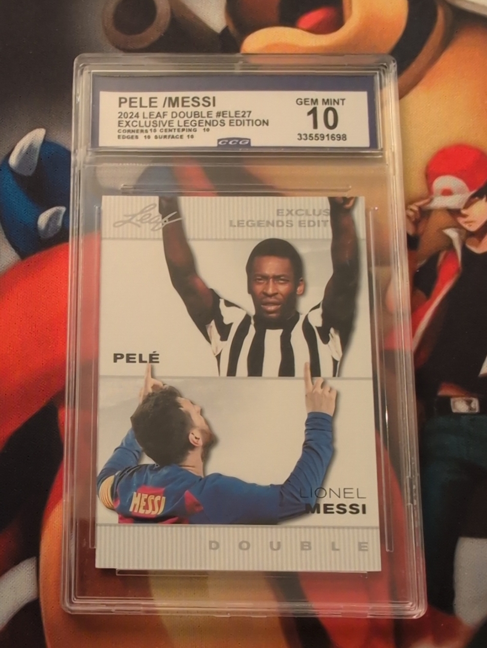 Leaf 2024 Double Pele / Messi Exclusive Legends Edition